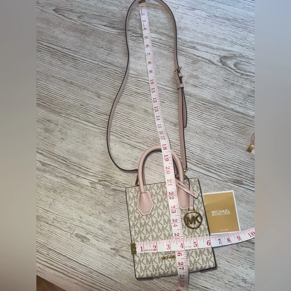 Michael Kors Mercer Extra Small Leather Convertible Versatile Crossbody Bag